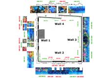 Installation Plans for Undersea RoomSet Backdrops