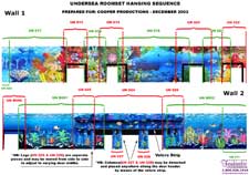Installation Plans for Undersea RoomSet Backdrops