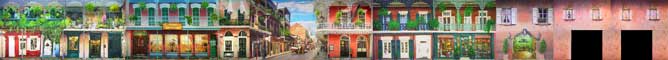 French Quarter RoomSet Backdrops