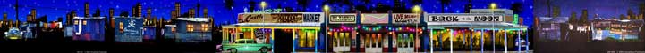 Shanty Town RoomSet Backdrops