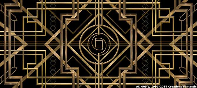 Backdrop AD 005 Great Gatsby Motif