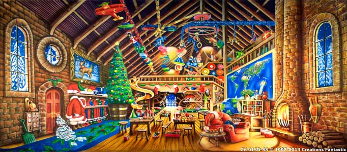 Backdrop CH 015D-SS Santa's Workshop D