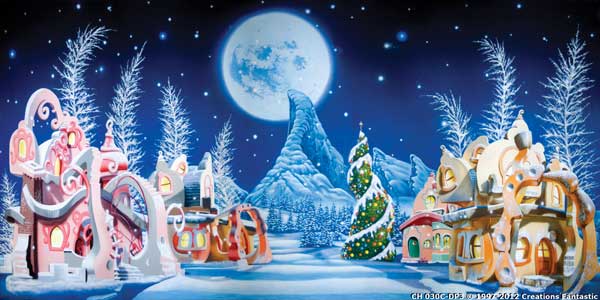 Backdrop CH030C-DP3 Whoville Christmas 2C