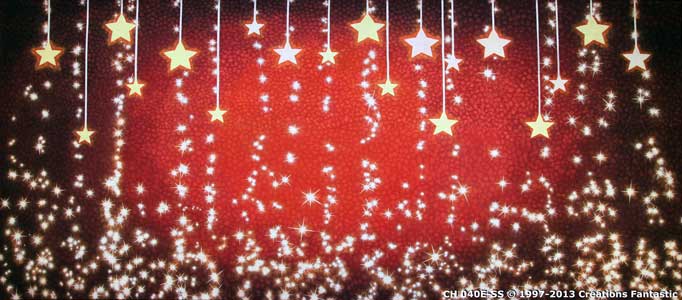 Backdrop CH040E-SS Star Trails Red E