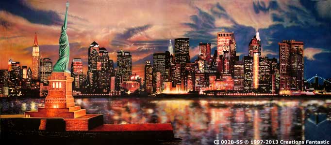 Backdrop CI 002B-SS New York Sunset B