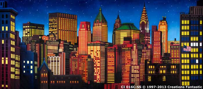 Backdrop CI 016C-SS New York Skyline 2C