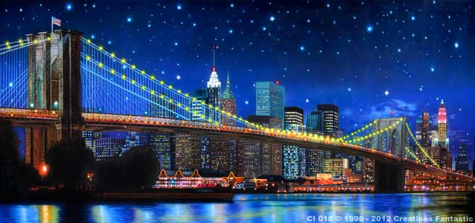 Backdrop CI 018B-SS Brooklyn Bridge NYC B