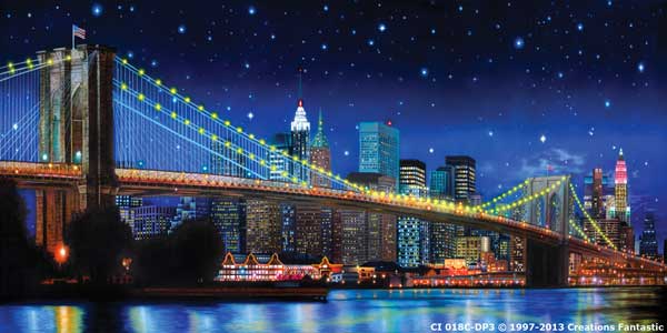 Backdrop CI 018C-DP3 Brooklyn Bridge NYC C