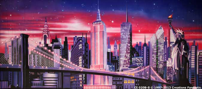 Backdrop CI 020B-S New York Stylized B
