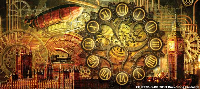 Backdrop CO 022B-S-DP Steampunk 1B