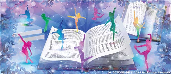 Backdrop DA 007C-SS-DP Stories from a Dancers Soul C