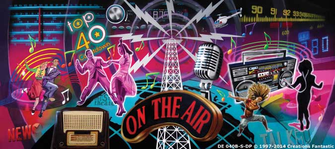 Backdrop DE 040B-S-DP Radio B