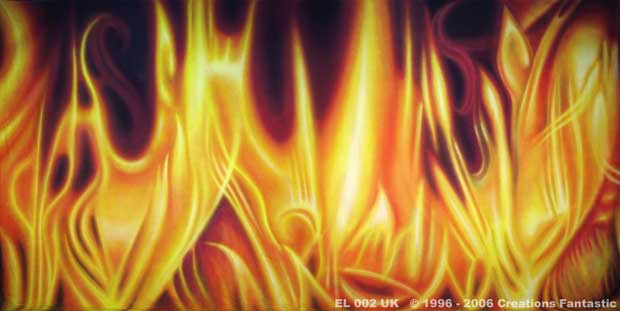 Backdrop EL002B Fire B