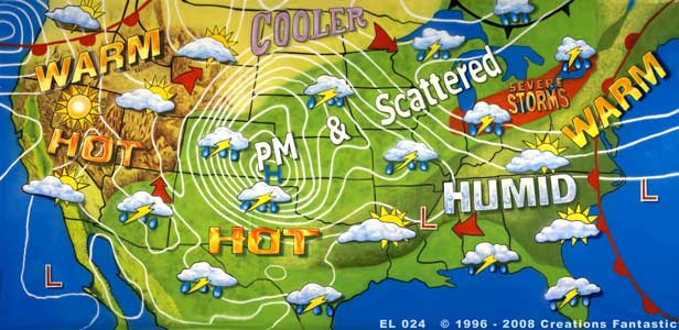 Backdrop EL024 Weather Map