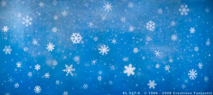 Backdrop EL027-S Snowflakes 2