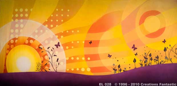 Backdrop EL028 Groovy Sun