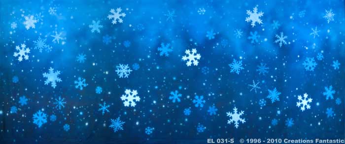 Backdrop EL031-S Snowflakes 4