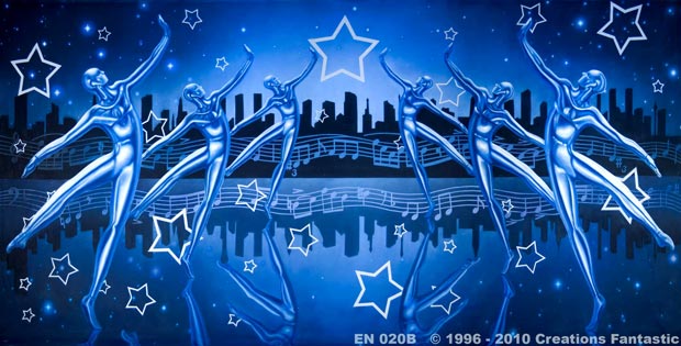Backdrop EN020B Dance Stars B