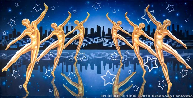 Backdrop EN023B Dance Stars 2B