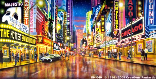 Backdrop EN040 Broadway Theatre District