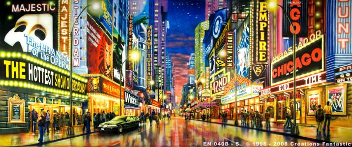 Backdrop EN040B-S Broadway Theatre District B