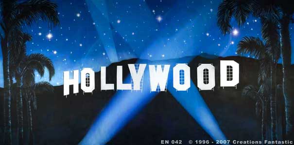 Backdrop EN042 Hollywood Sign 2