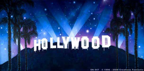 Backdrop EN047 Hollywood Sign 3