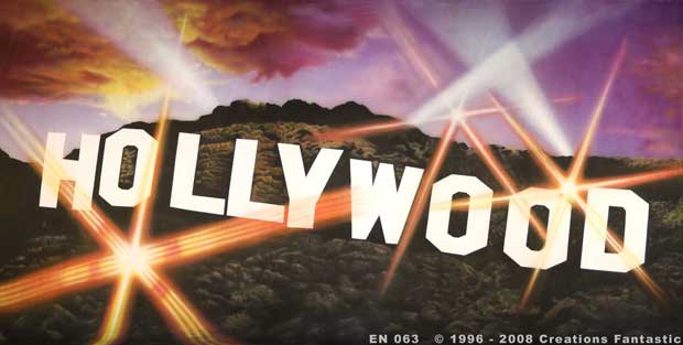 Backdrop EN063 Hollywood Sign 4