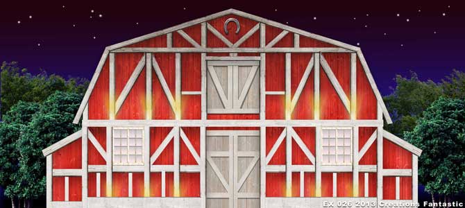 Backdrop EX 026 Red Barn Exterior 2