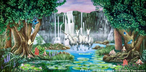 Backdrop FY 003 Fantasy Unicorns