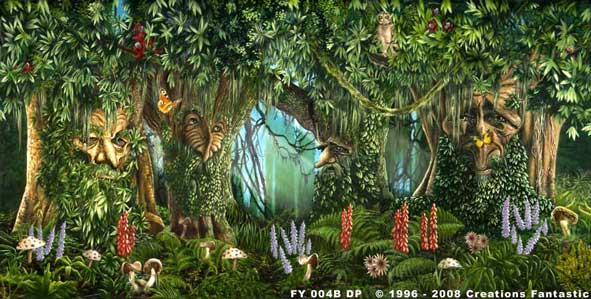 Backdrop FY004B Fantasy Forest 1B