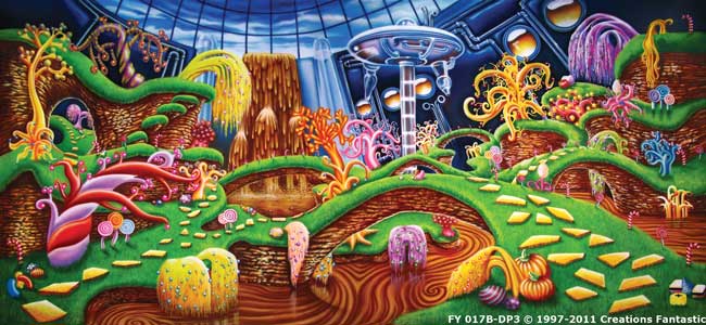 Backdrop FY017B Chocolate Factory B