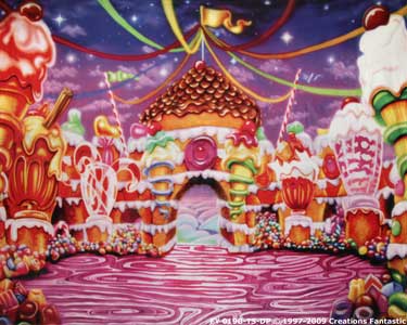 Backdrop FY019B-TS-DP Candyland 2B