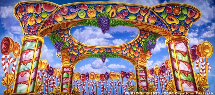 Backdrop FY022-S Candy Kingtdom - Day