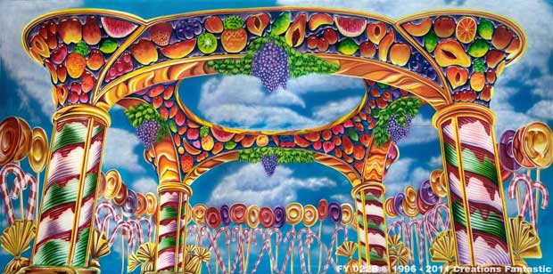 Backdrop FY022B Candy Kingtdom Day B