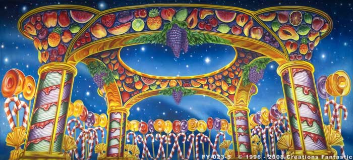 Backdrop FY023-S Candy Kingtdom - Night