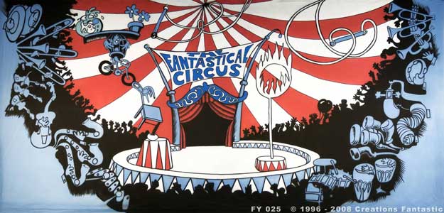 Backdrop FY 025 The Fantastical Circus