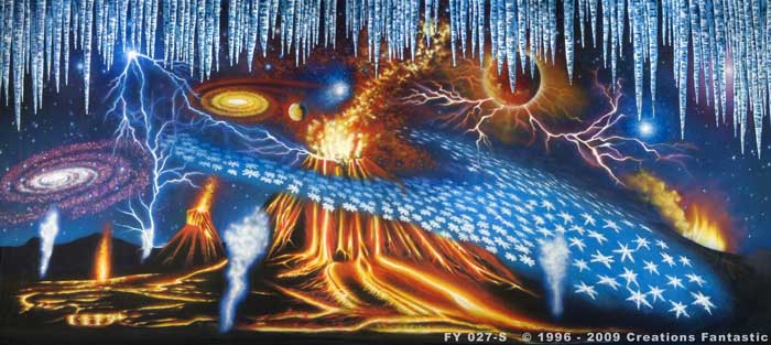 Backdrop FY 027-S Fire & Ice