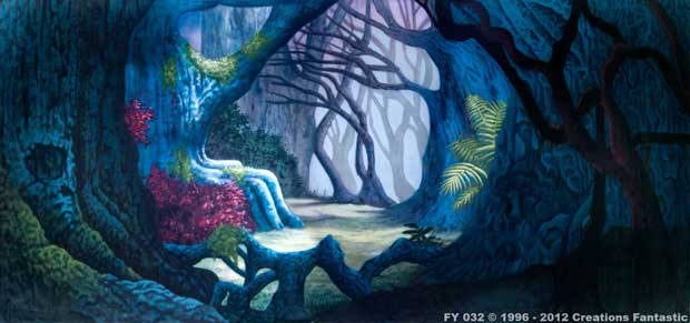 Backdrop FY032 Creepy Forest