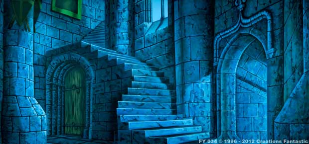 Backdrop FY034 Moonlight Castle Interior