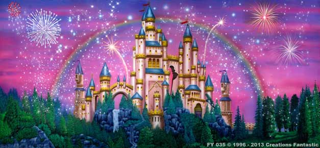 Backdrop FY035 Fairy Tale Castle 1