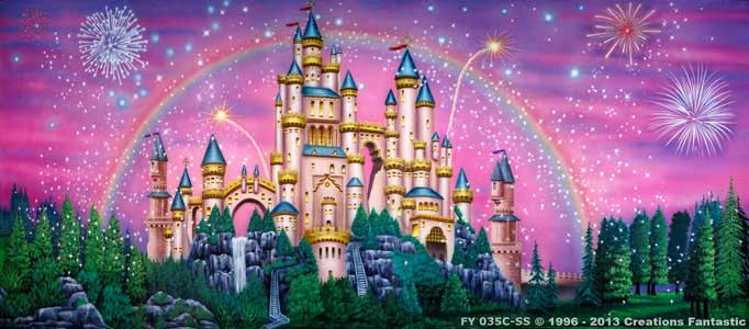 Backdrop FY 035C-SS Fairy Tale Castle 1C