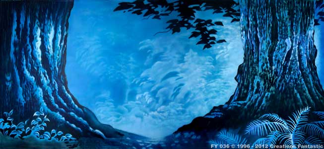 Backdrop FY036 Night Forest