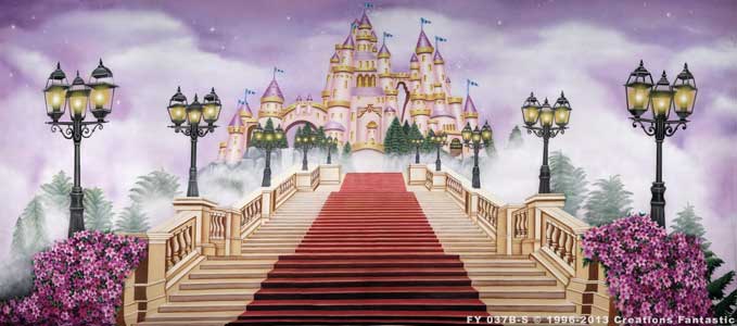 Backdrop FY037B-S Fairy Tale Castle 2B