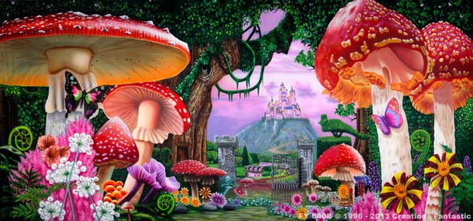 Backdrop FY040B Wonderland 1B