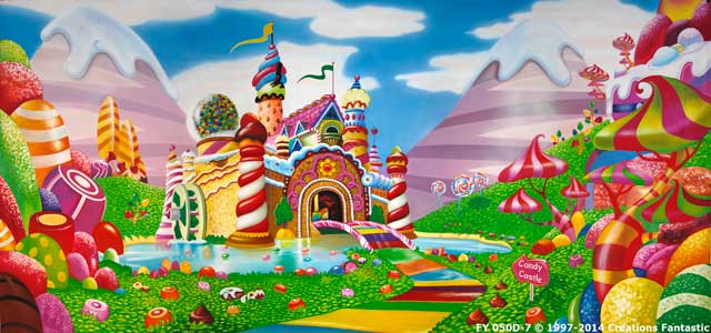 Backdrop FY 050D-7 Candy Land 5D