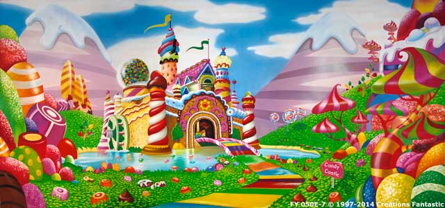 Backdrop FY 050E-7 Candy Land 5E