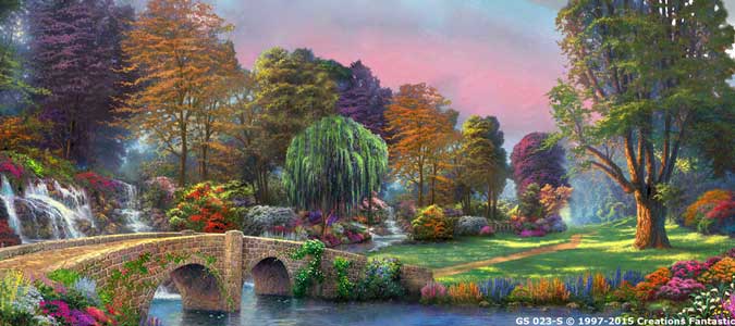 Backdrop GS023-S Beautiful Garden 1