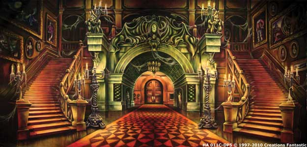 Backdrop HA011C-DP5 Haunted Mansion Interior 1C