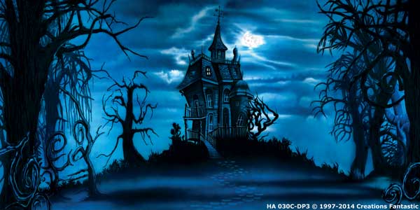 Backdrop HA030C-DP3 Creepy House 1C